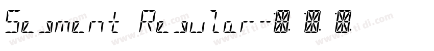 Segment Regular字体转换